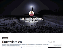 Tablet Screenshot of libretacanaria.org